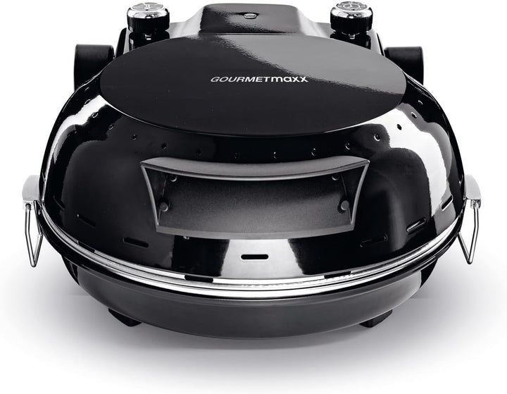 GOURMETmaxx Elektrischer Pizza-Ofen | Bis zu 420°C - Mit Pizzastein, Temperatureinstellung & 30min.