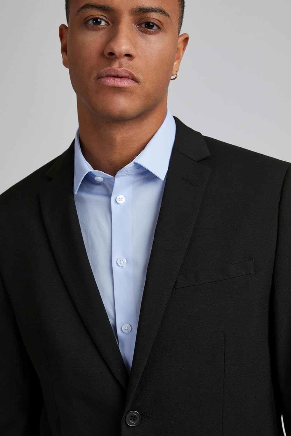CASUAL FRIDAY CFBernd Blazer Herren Sakko Anzugjacke Slim Fit 48 Black (50003), 48 Black (50003)