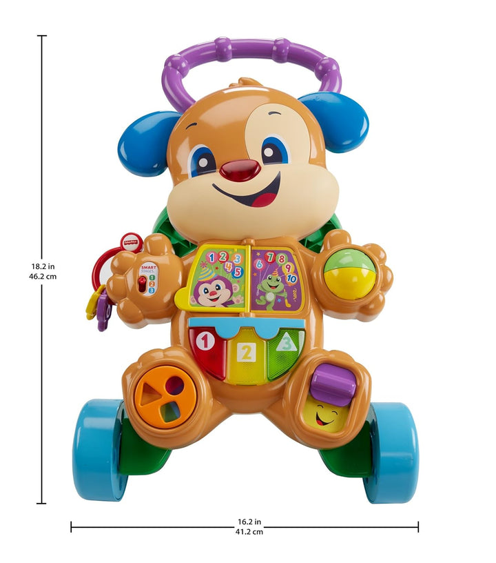 Fisher-Price Mattel FRC83 Fisher-Price Lernspass Hündchens Lauflernwagen Standard Verpackung