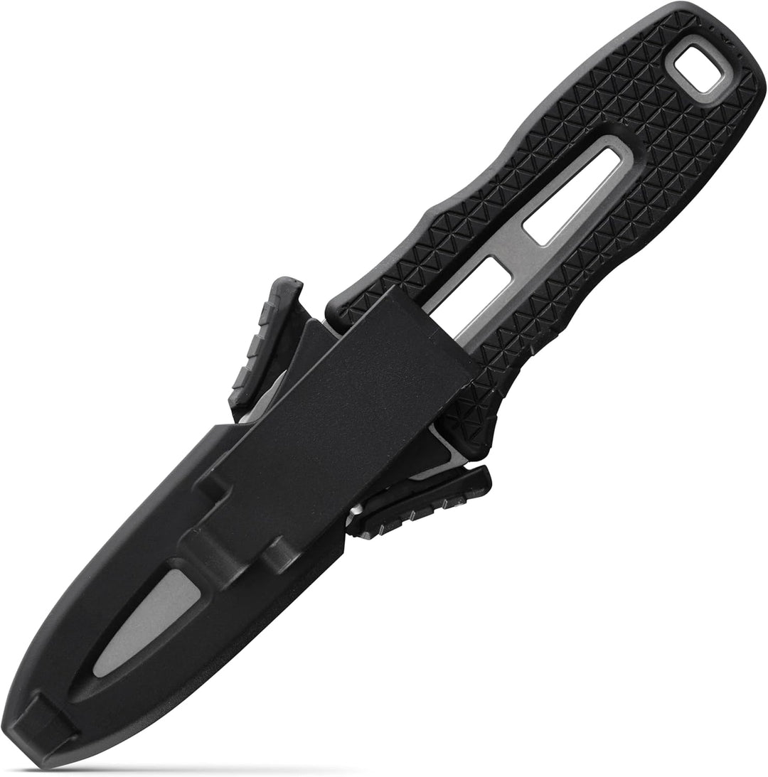 NRS Edelstahl Bootsmesser Pilot Knife 18,4cm Black, Black