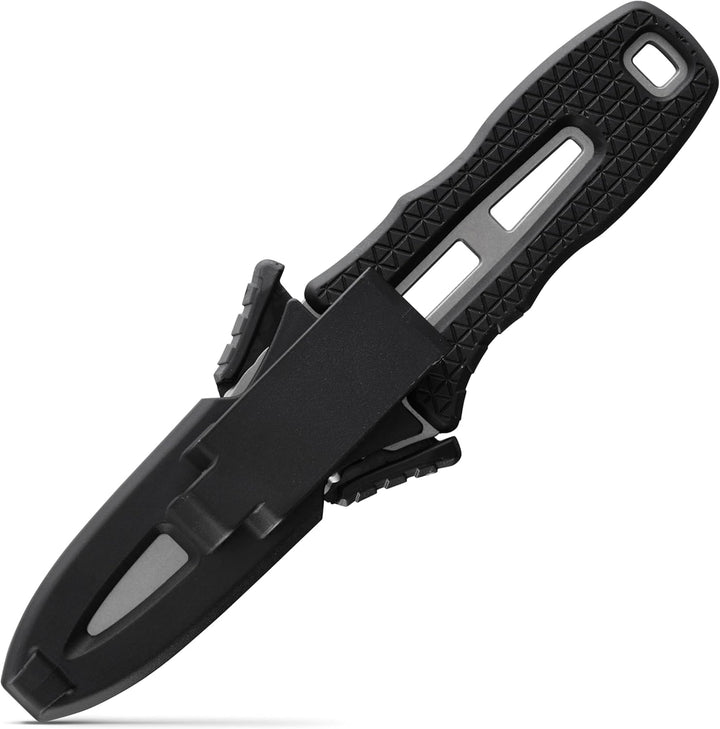 NRS Edelstahl Bootsmesser Pilot Knife 18,4cm Black, Black