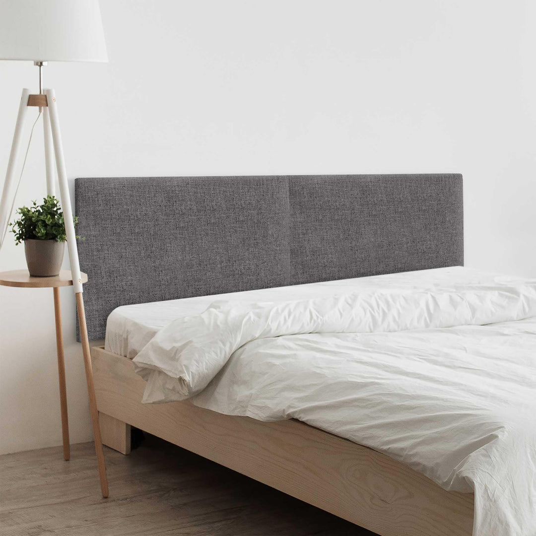 DHOME Plain Natural Linen Headboard gepolstertes Bett Kopfteil Modernes Schlafzimmer TOP Trending (D