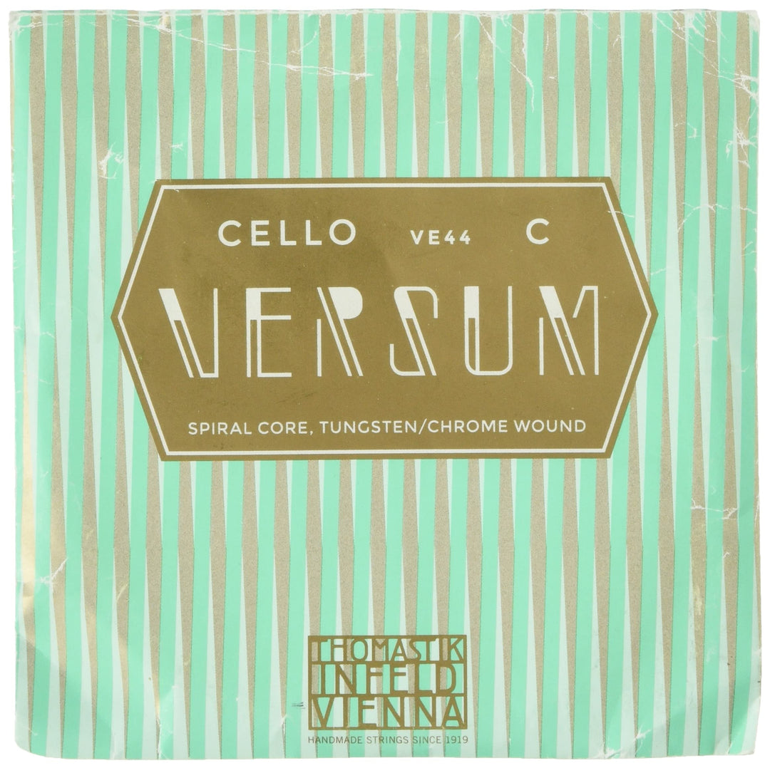 Thomastik Einzelsaite für Cello 4/4 Versum - C-Saite Seilkern, Wolfram/Chrom Umspinnung, mittel C VE