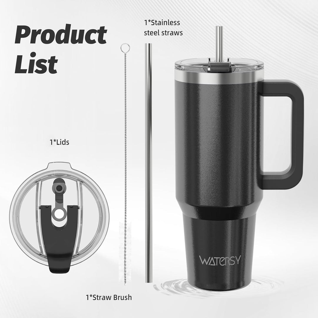 40oz Kaffeebecher to Go Thermobecher Doppelwandiger Edelstahl Vakuum Auslaufsicher Trinkbecher mit G
