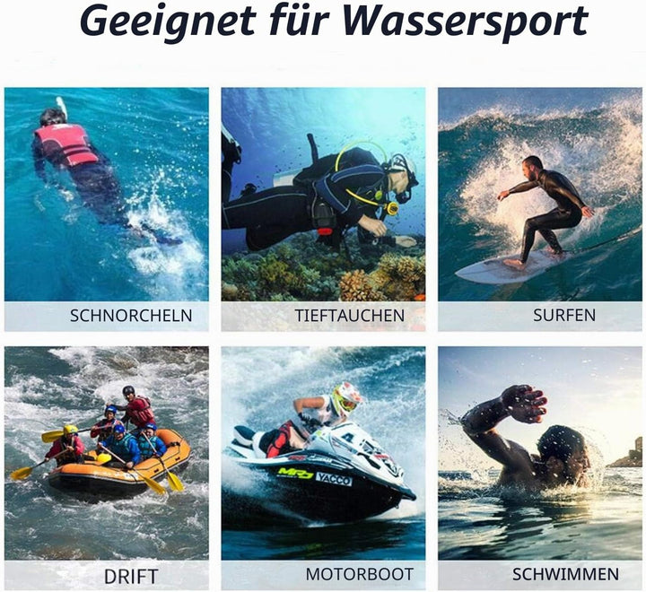 ZCCO Herren und Damen Neoprenhose, 1,5mm/3mmLange Neoprenhose, Tauchhose zum Surfen, Kajakfahren, Sc