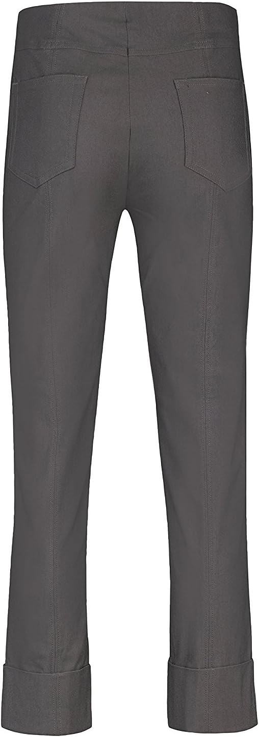 Robell Bella 7/8 Winter Stretchhosen Schlupfhosen #Bella09 innen angerauht(46, Winter Anthrazit)