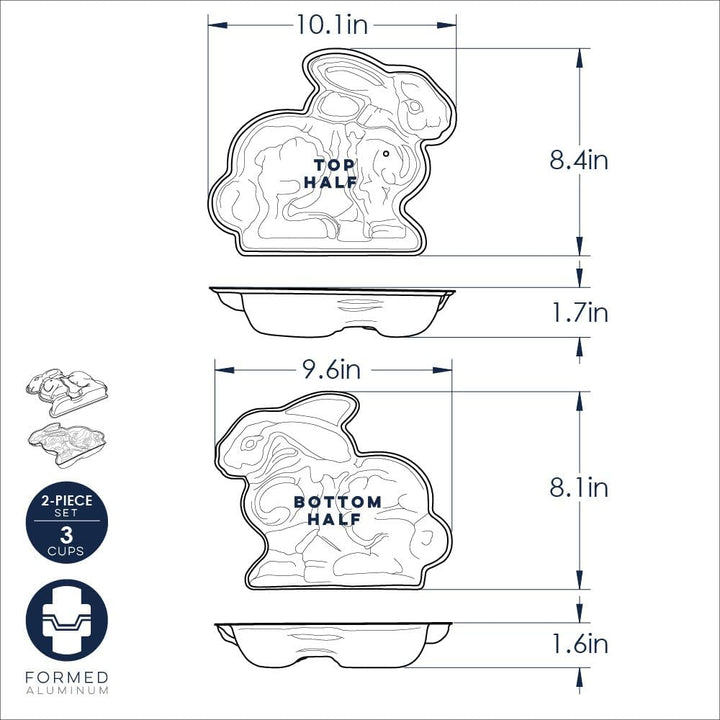 Nordic Ware 3D-Kuchenform Osterhase