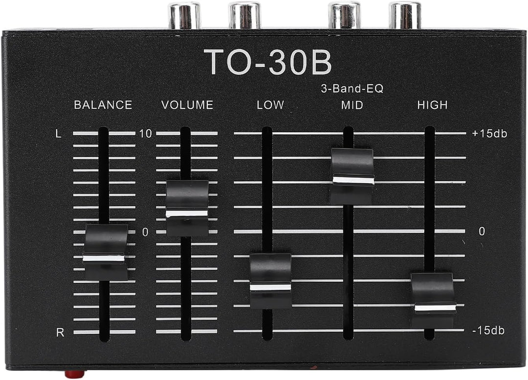3-Band Equalizer, Stereo Klangverbesserung, Hi-Fi Vorverstärker, Lautstärkeregler für Lautsprecher K