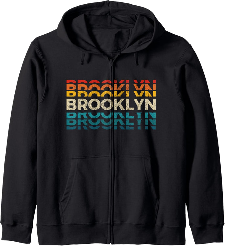 Brooklyn New York Vintage Retro USA Amerika Souvenir Kapuzenjacke