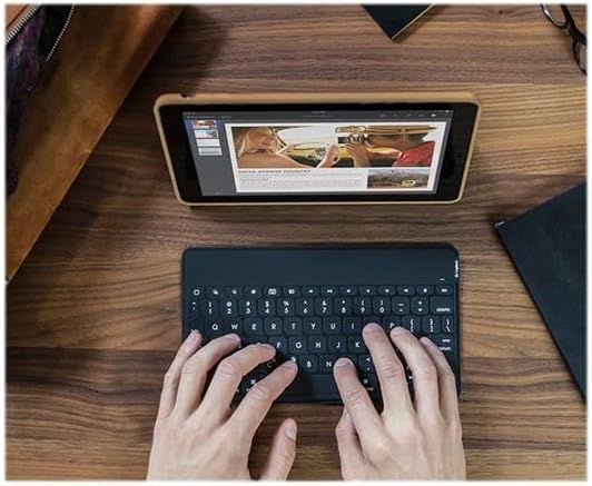 Logitech Keys-to-Go Kabellose Tablet-Tastatur, Bluetooth, iOS-Sondertasten, Ultraleicht & Geräuschlo