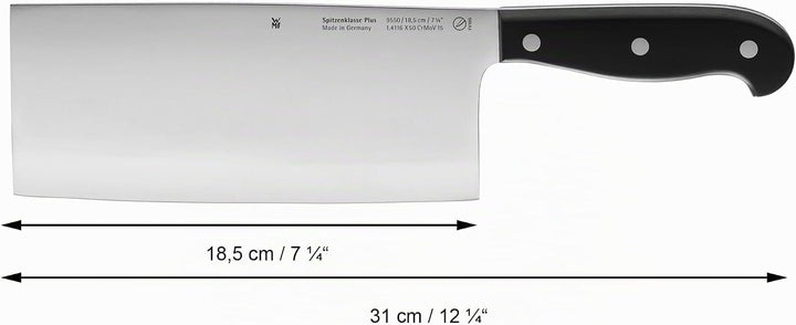 WMF Spitzenklasse Plus Chinesisches Kochmesser 31 cm, Made in Germany, Messer geschmiedet, Performan