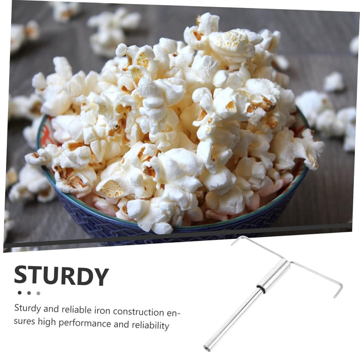 Housoutil Popcornmaschine Ersatzteil Mixer Rührstab Satz Aus Metall Langlebig Für Popcornbereiter Zu