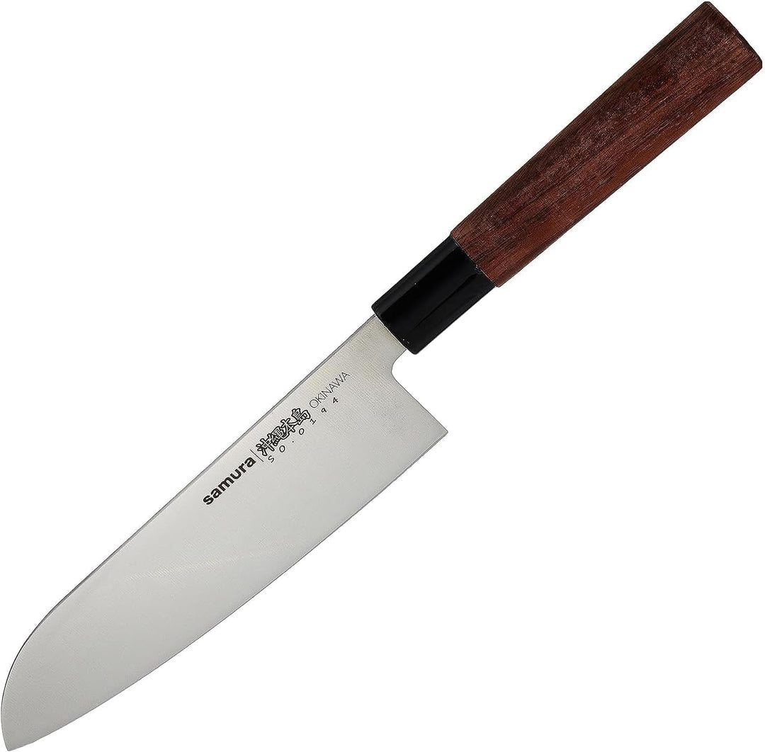 Samura Okinawa Professionelles Japanisches Küchen Santokumesser 175mm/6.9 "