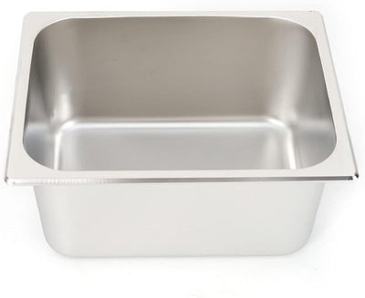 Edelstahl Fritteuse 6L, Öl-Fritteuse 2500W 60℃ - 200℃ mit herausnehmbarer Fettbehälter Thermostat fü