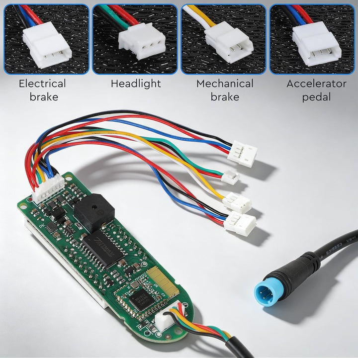 efuturetime E-Scooter Dashboard LED‑Display Nur für Xiaomi M365 1S Pro Pro2