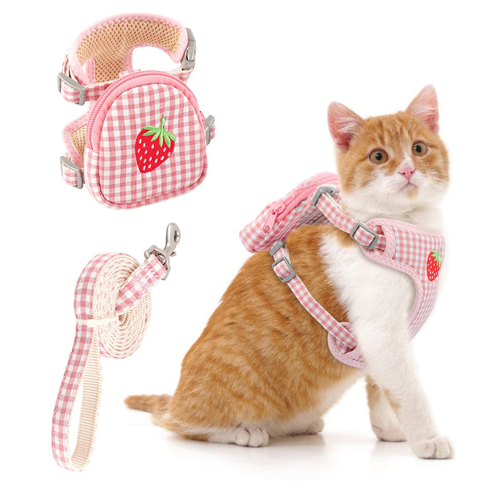 Haustier-Rucksack-Geschirr mit Leine, 2 Stück, Welpen-Hunde-Rucksack, Satteltaschen, verstellbar, Hu