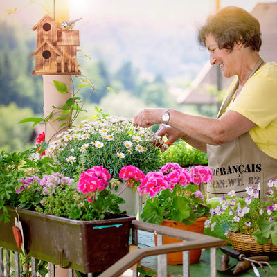 Relaxdays Vogelhaus, zum Aufhängen, Balkon, Terrasse, Garten, gebranntes Holz, Deko Nistkasten, HBT