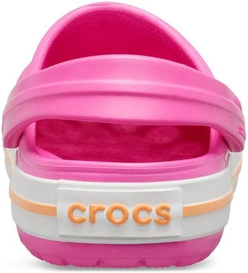 Crocs Unisex Kinder Crocband Kids Clogs 33/34 EU Electric Pink Cantaloupe, 33/34 EU Electric Pink Ca
