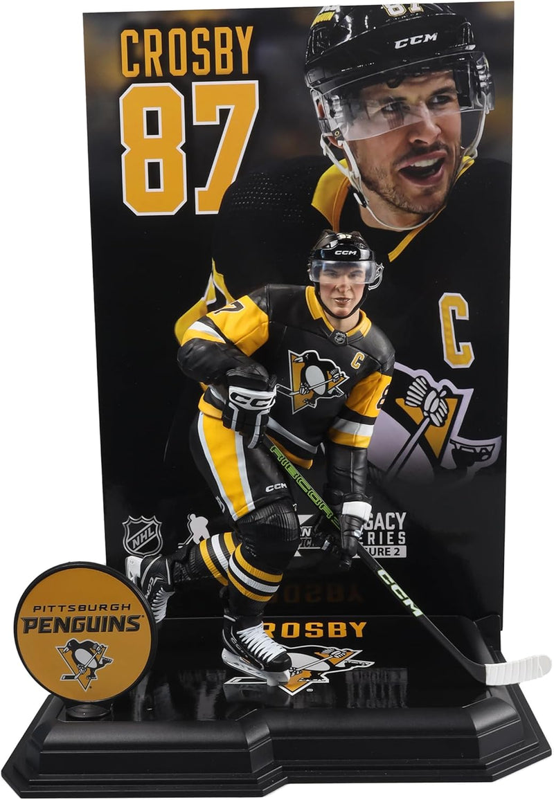 McFarlane Toys – Sidney Crosby (Pittsburgh Penguins) NHL 17,8 cm Posed Figur, McFarlane&