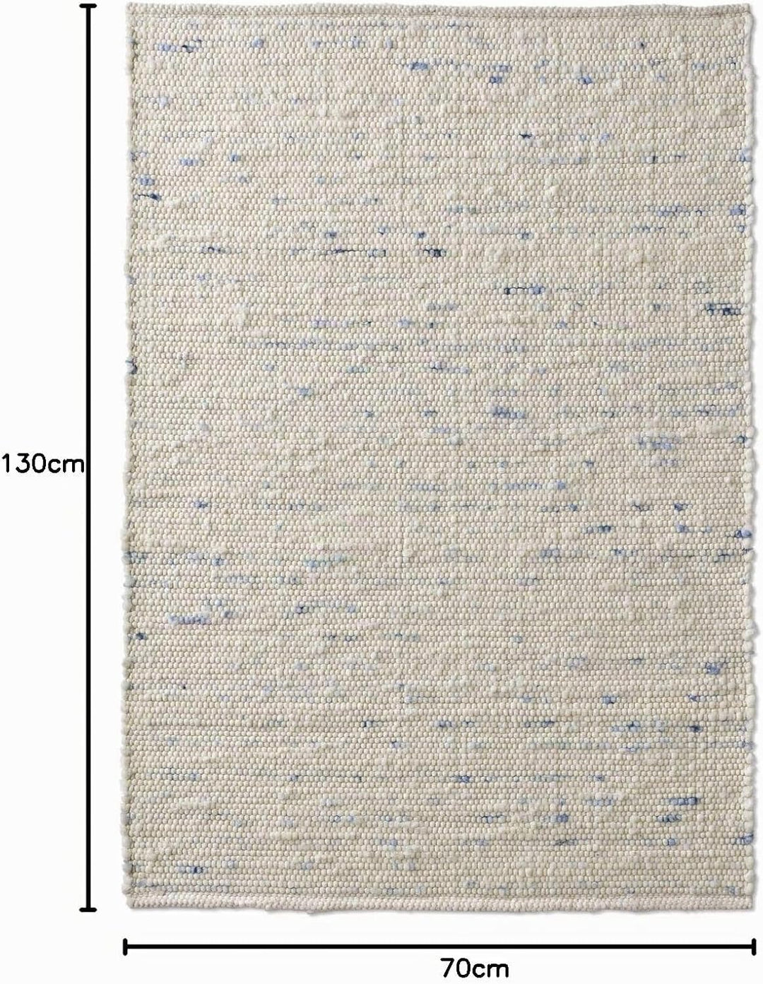 Taracarpet Handweb-Teppich Oslo Wolle im Skandinavischem Landhaus Design Wohnzimmer Esszimmer Schlaf
