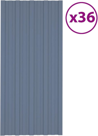 Yolola 36 STK. Dachpaneele Dachpfannen Profilblech Trapezblech Dachblech Stahlblech Trapezbleche Dac