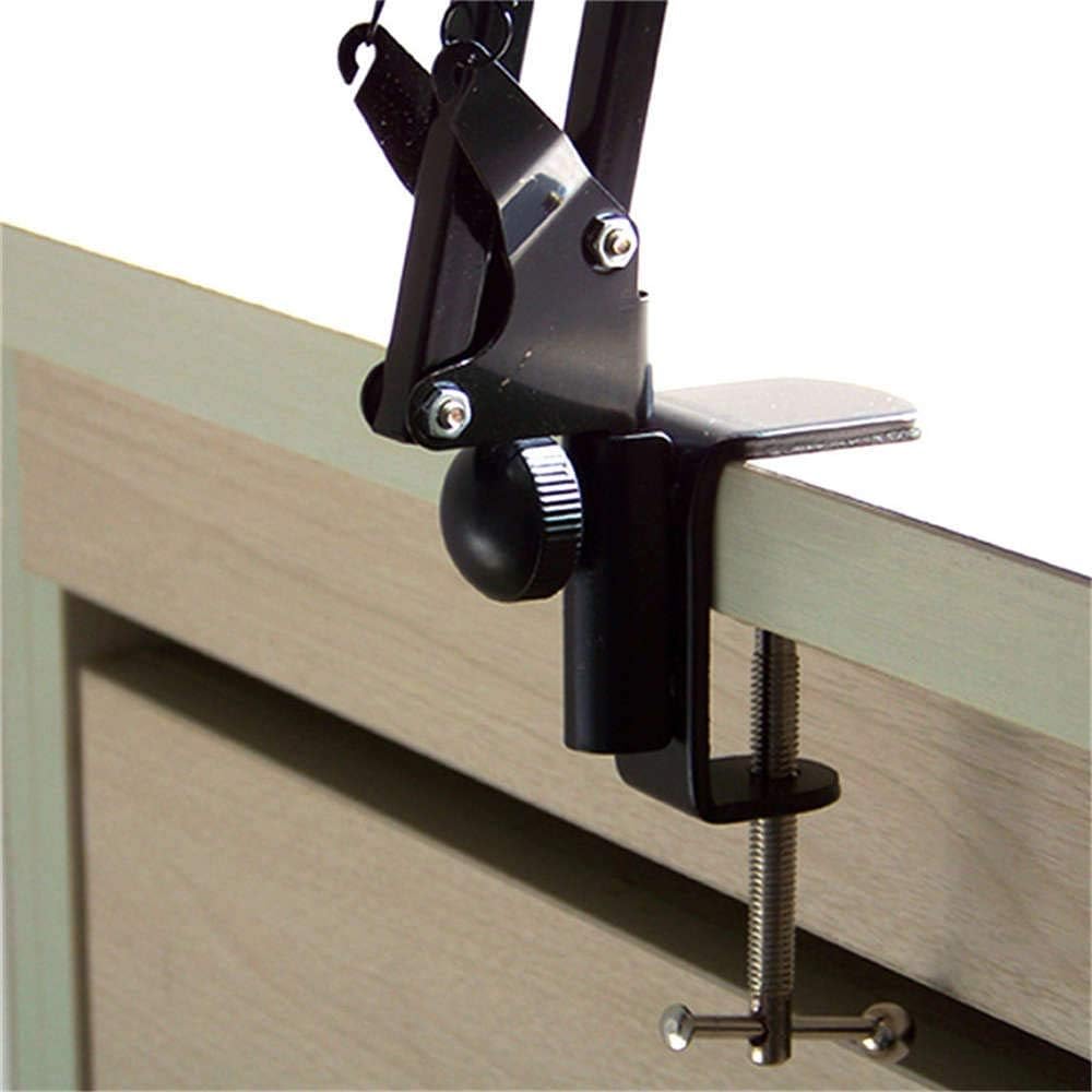 Extendable Recording Microphone Holder Microphone Suspension Boom Scissor Arm Stand for Radio Broadc