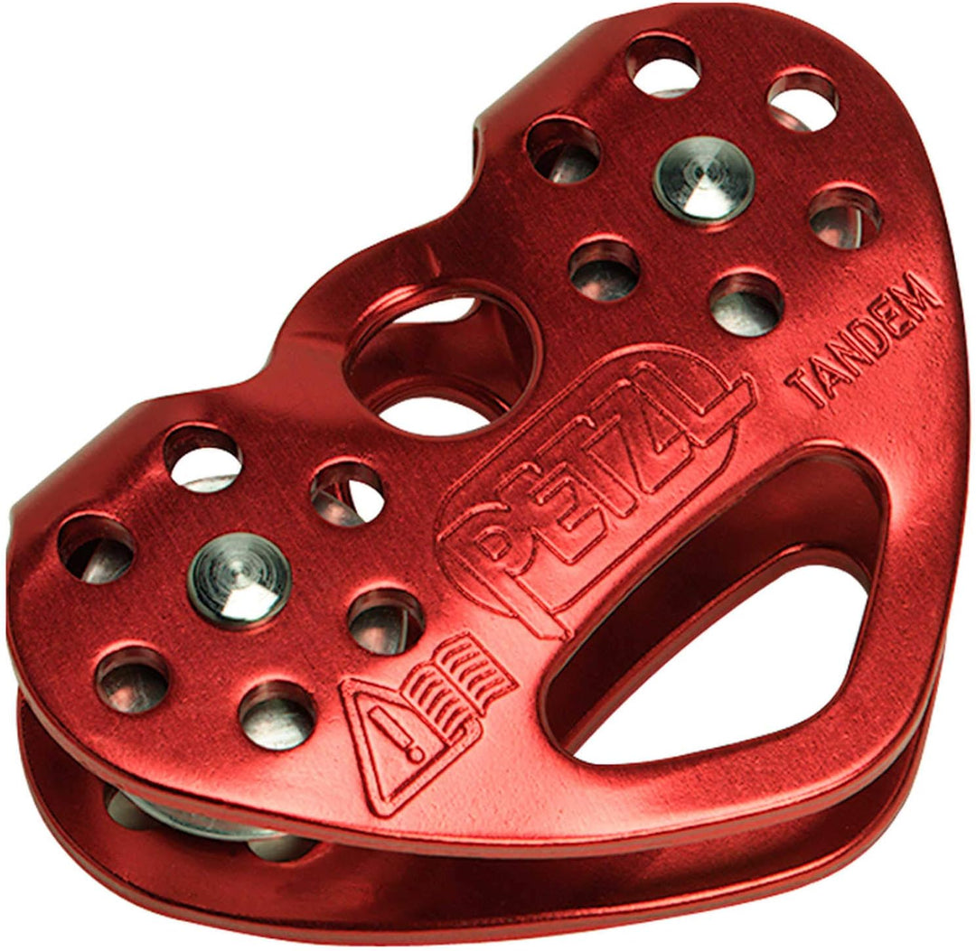PETZL Tandem Speed Seilrolle Klettern Big Wall Rot, Rot