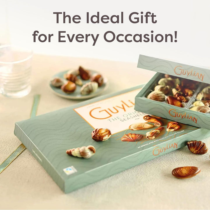 Guylian Meeresfrüchte Pralinen 500g – Original Premium Belgische Pralinen mit Nuss-Nougat Füllung un