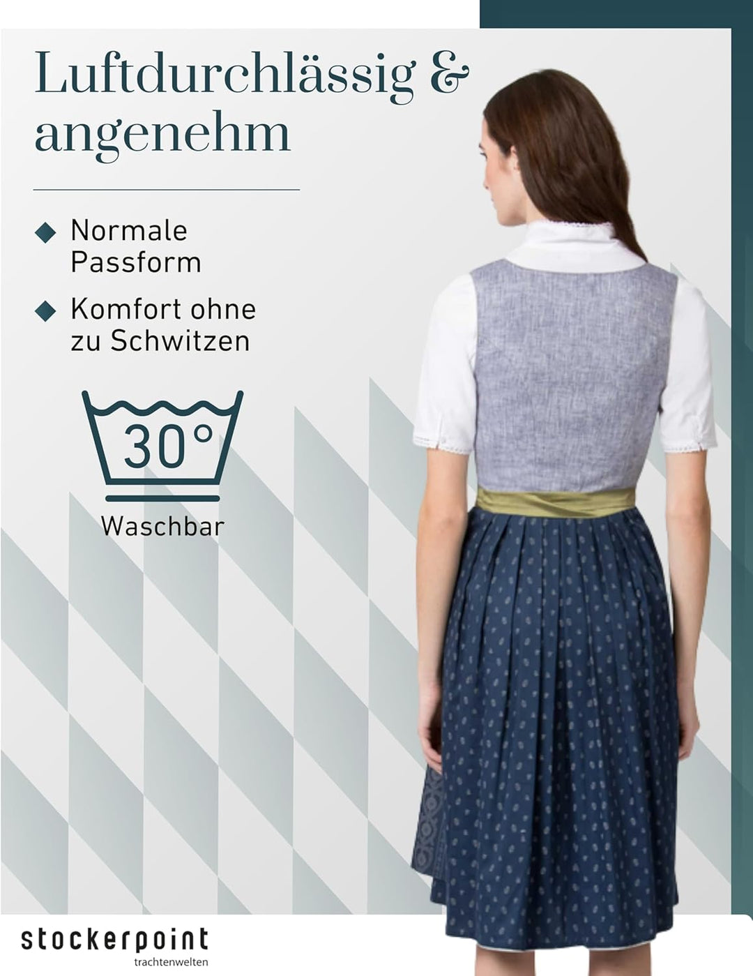 Stockerpoint Damen Eleen Kleid 40 Dunkelblau, 40 Dunkelblau