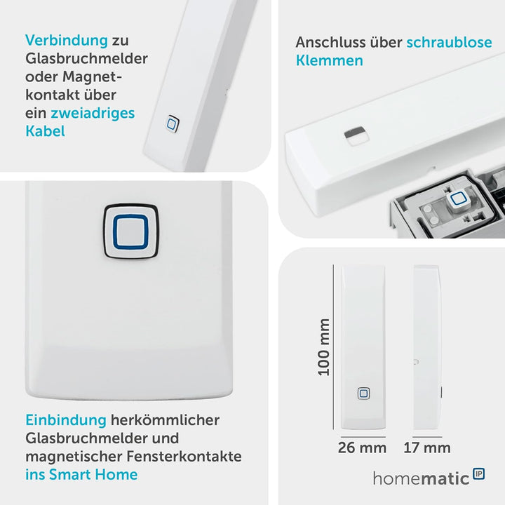 Homematic IP Kontakt-Schnittstelle HmIP-SCI 153149A0