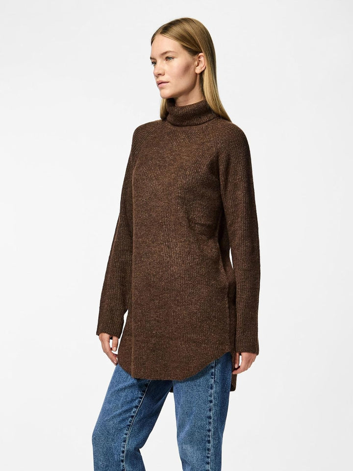 PIECES Female Tunika PCELLEN 46-48 Grosse Grössen Chicory Coffee, 46-48 Große Größen