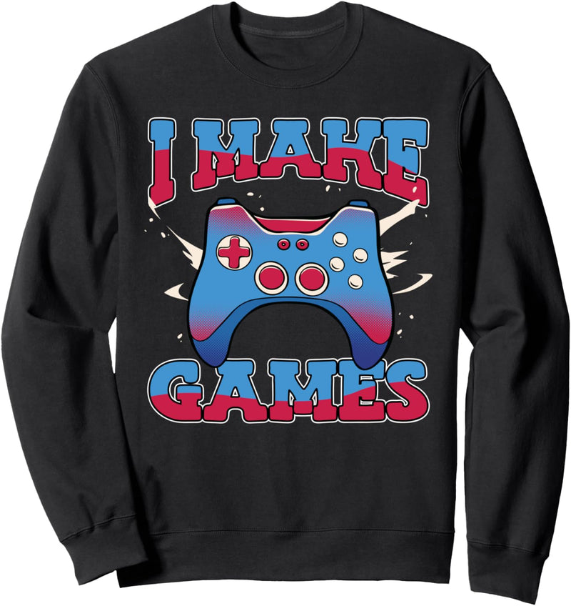 Gaming - Zocker Nerd Computer Spiele Sweatshirt