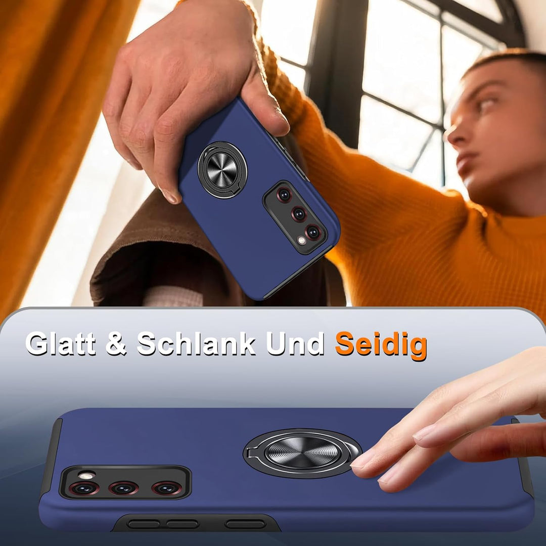 Vaki Handyhülle für Samsung Galaxy S20 FE Hülle mit Schutzfolie, Schutzhülle Galaxy S20 FE Case mit