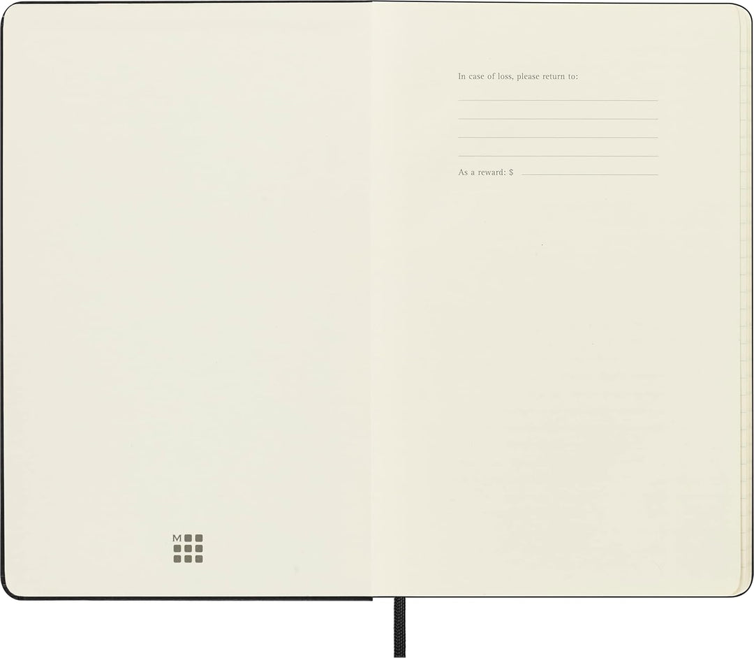 Moleskine Tagesplaner 2023-2024, 18-Monate-Kalender, Hardcover-Tagesplaner, Grossformat 13 x 21 cm,