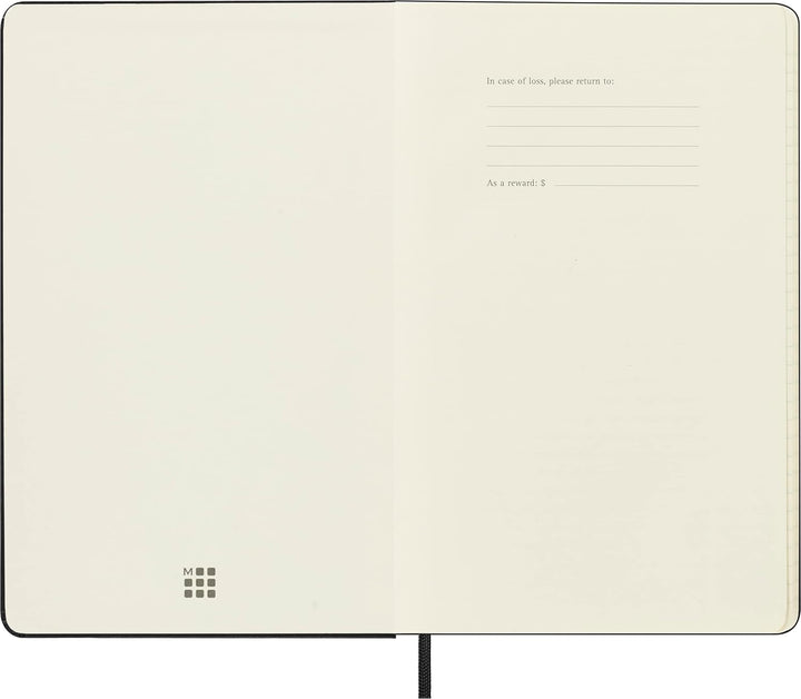 Moleskine Tagesplaner 2023-2024, 18-Monate-Kalender, Hardcover-Tagesplaner, Grossformat 13 x 21 cm,
