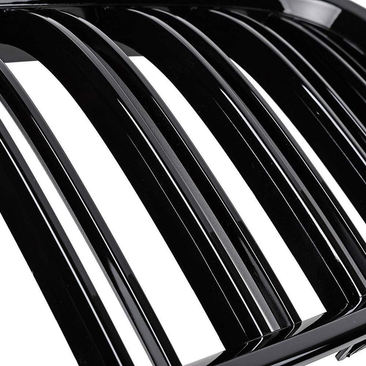 Kühlergrill-Lamellen in Sport-Doppel-Nierenform, glänzend-schwarz