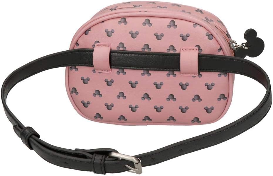 Disney Mickey The Blogger Kleine Gürteltasche Rosa 17x12x6 cms PVC und Polyester, Gürteltasche