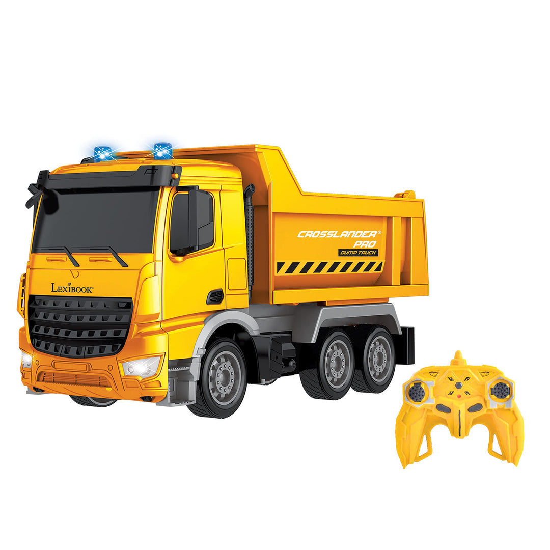 Lexibook, Crosslander® pro RC Dump Truck, Ferngesteuerter Muldenkipper, Lichteffekte, Kipper, wieder