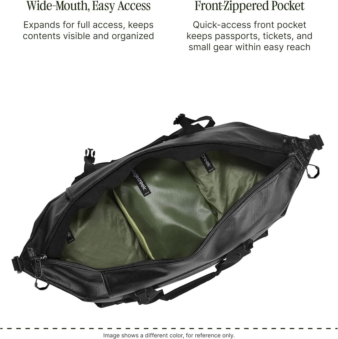 Eagle Creek Migrate Reiserucksack mit versteckten Rucksackgurten, grosse Öffnung mit vollständiger Ö