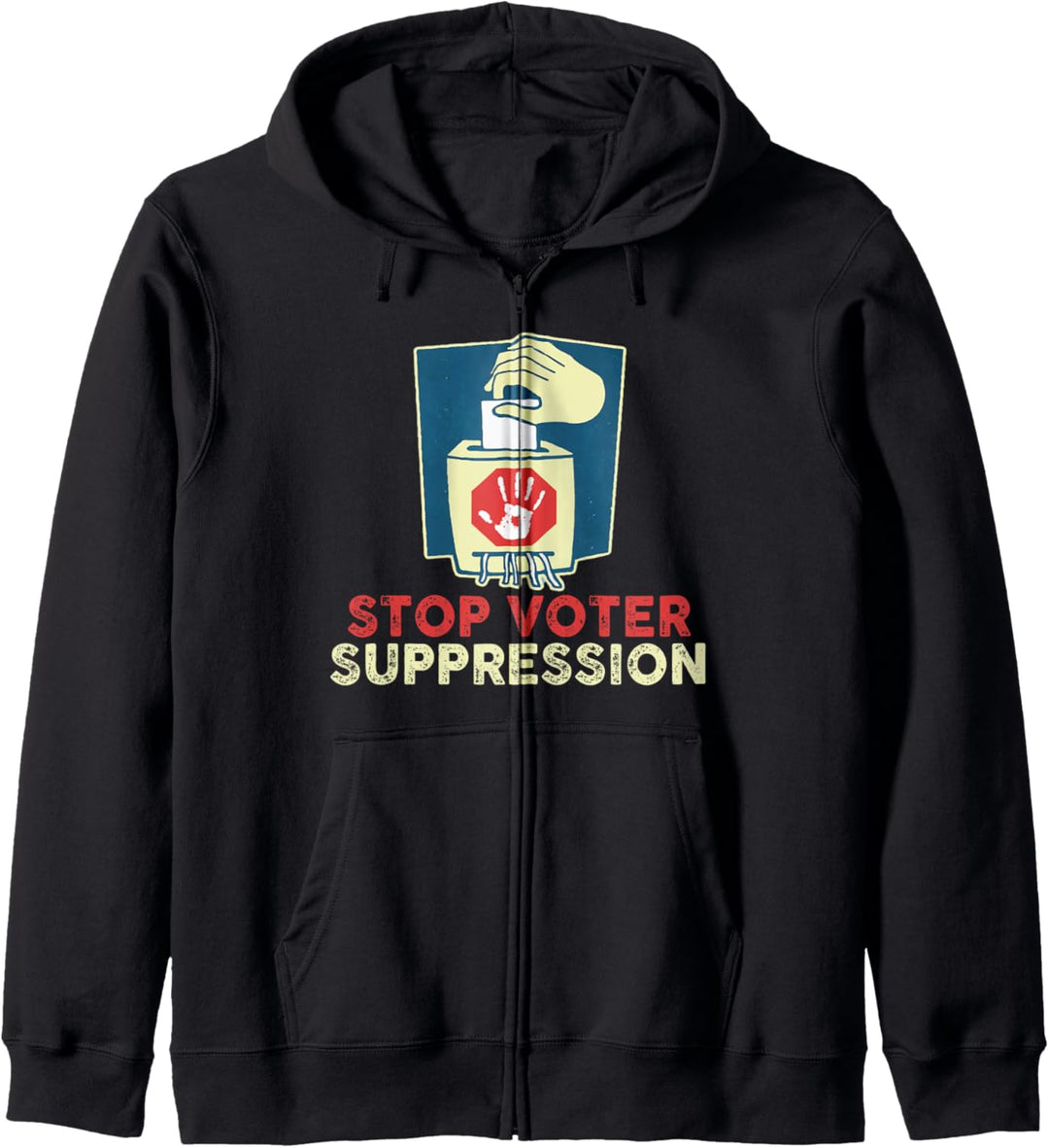 Stop Voter Suppression Voting Rights Kapuzenjacke