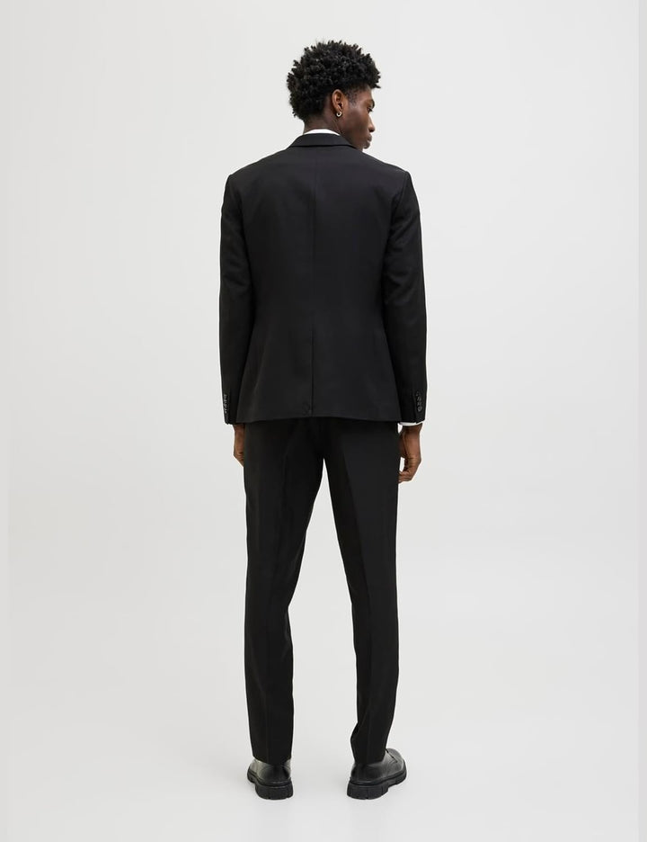 JACK & JONES Male Einreihiger Blazer und Hose JPRCOSTA Super Slim Fit Anzug 50 Black/Fit:super Slim