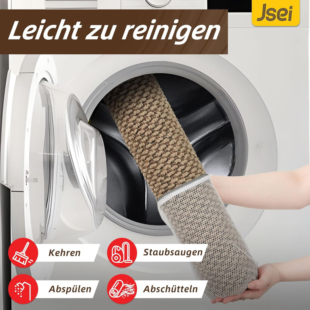 JSEI Fussmatte Innen 60 x 90 cm, Schmutzfangmatte rutschfest waschbar, Türmatte für Haustür Flur Ein