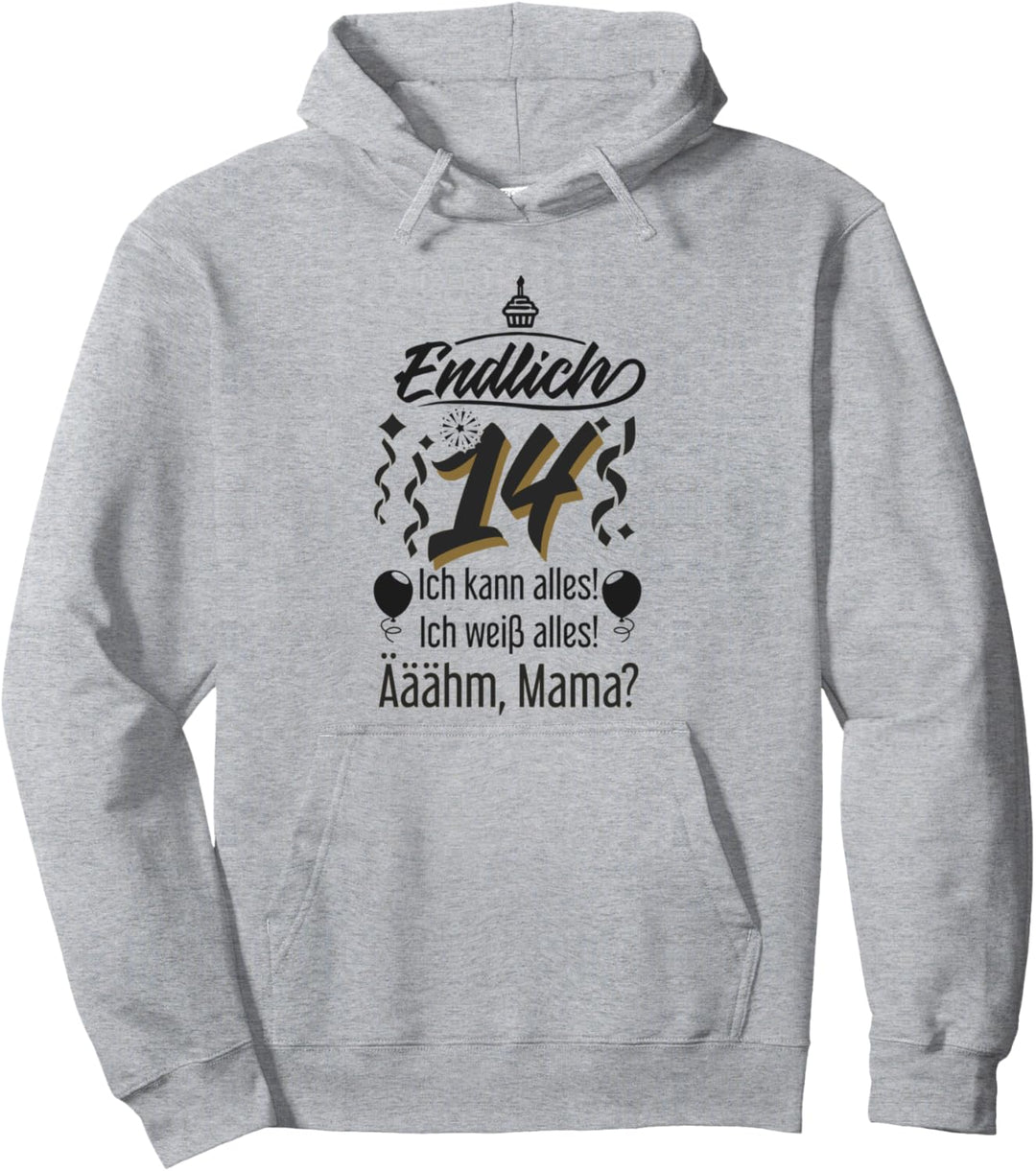 Endlich 14 Geburtstag 14 Jahre Teenager 2007 Jahrgang Pullover Hoodie