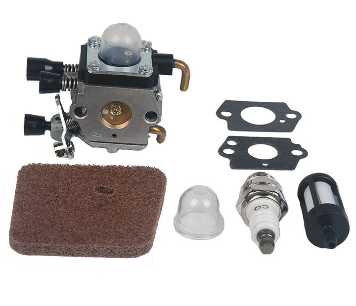 OxoxO Vergaser mit Dichtungen für Stihl FS38 FS45 FS46 FS55 FS74 FS75 FS76 FS80 KM85 Trimmer