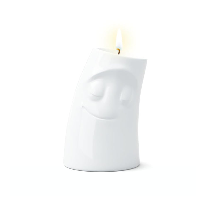 FIFTYEIGHT PRODUCTS/Tassen/Kerzenschmusie „Verschmust (grosser Kerzenhalter, weiss, Made in Germany)