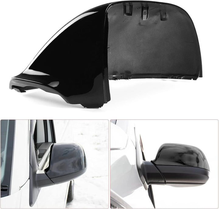 Auto Spiegelkappen, 1 Paar Auto Tür Aussenspiegelkappe Rückspiegelkappe Seitenspiegel Abdeckungen fü