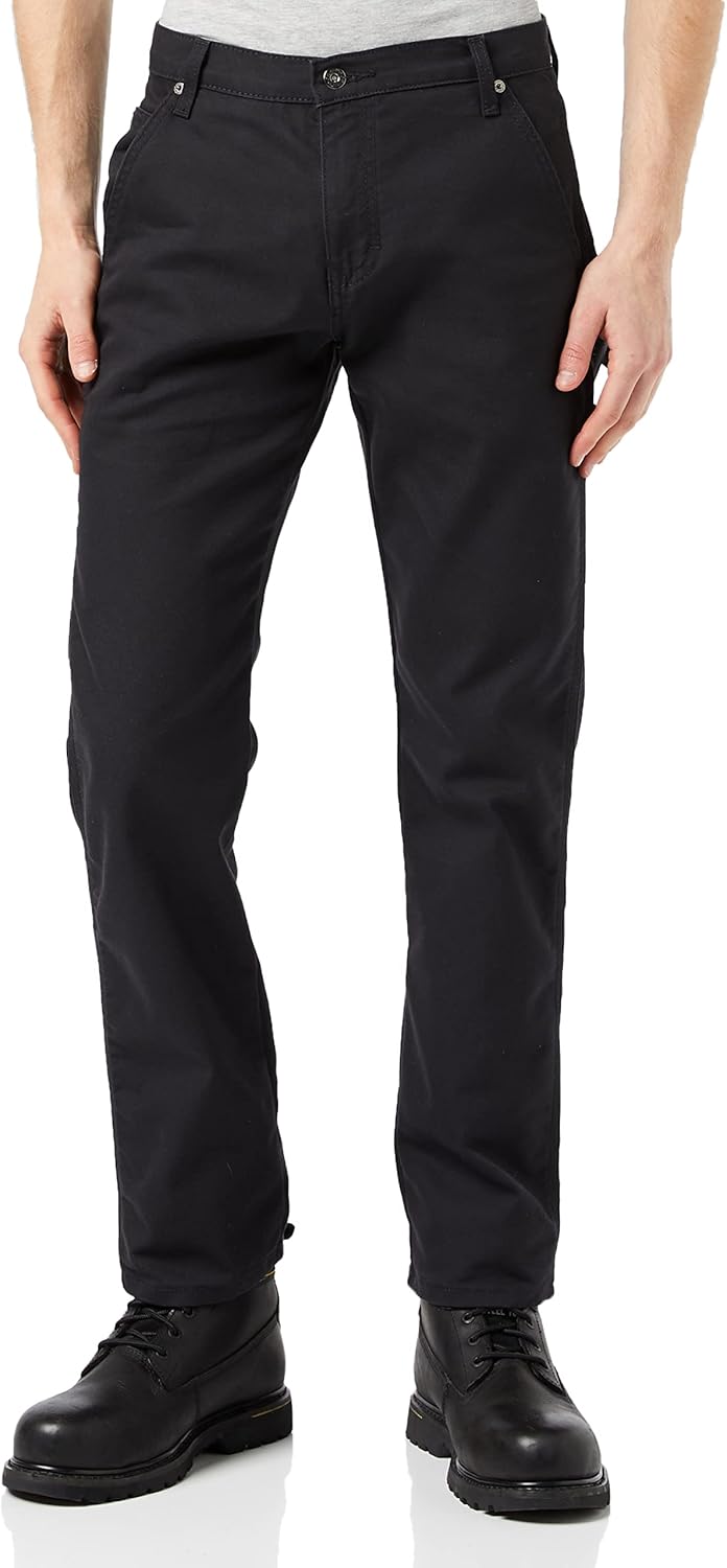 Dickies Herren Duck Carpenter Pt Hose 30W / 32L Stonewashed Black, 30W / 32L Stonewashed Black