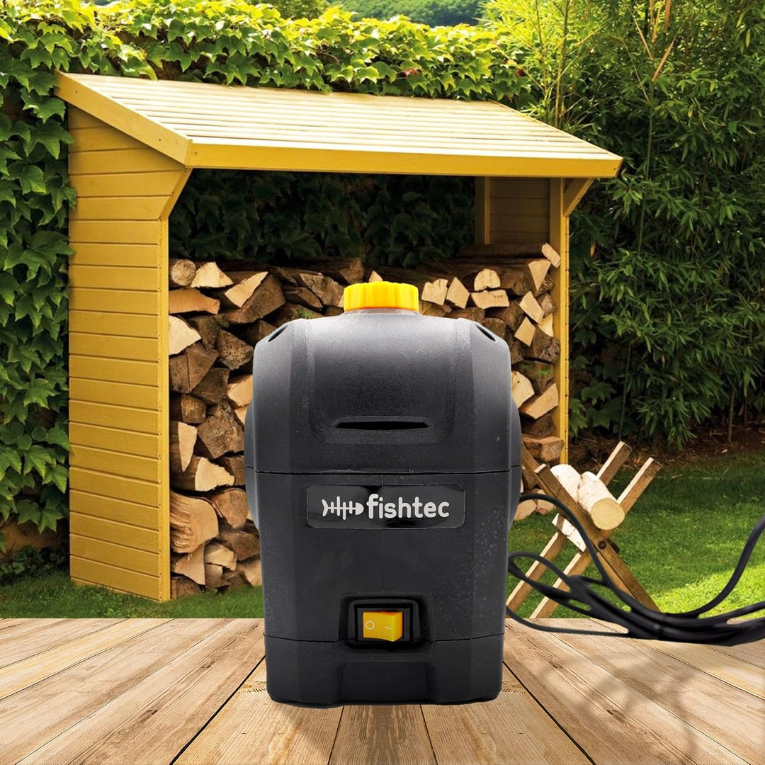 FISHTEC Elektrischer Bohrerschärfer – für Bohrer mit 3 bis 12 mm Durchmesser, Schleifstein, rutschfe