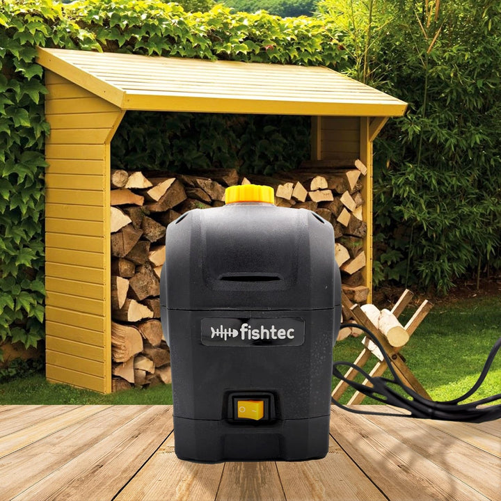 FISHTEC Elektrischer Bohrerschärfer – für Bohrer mit 3 bis 12 mm Durchmesser, Schleifstein, rutschfe