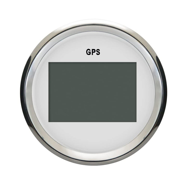 ELING Wasserdichter digitaler Tachometer, GPS-Kilometerzähler, Tripmeter, Chrom, Tacho-Messgerät für